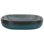 Voir la diapositive 4 : VIDAXL Vasque a poser turquoise ovale 59x40x14 cm ceramique