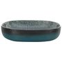 Voir la diapositive 4 : VIDAXL Vasque a poser turquoise ovale 59x40x14 cm ceramique