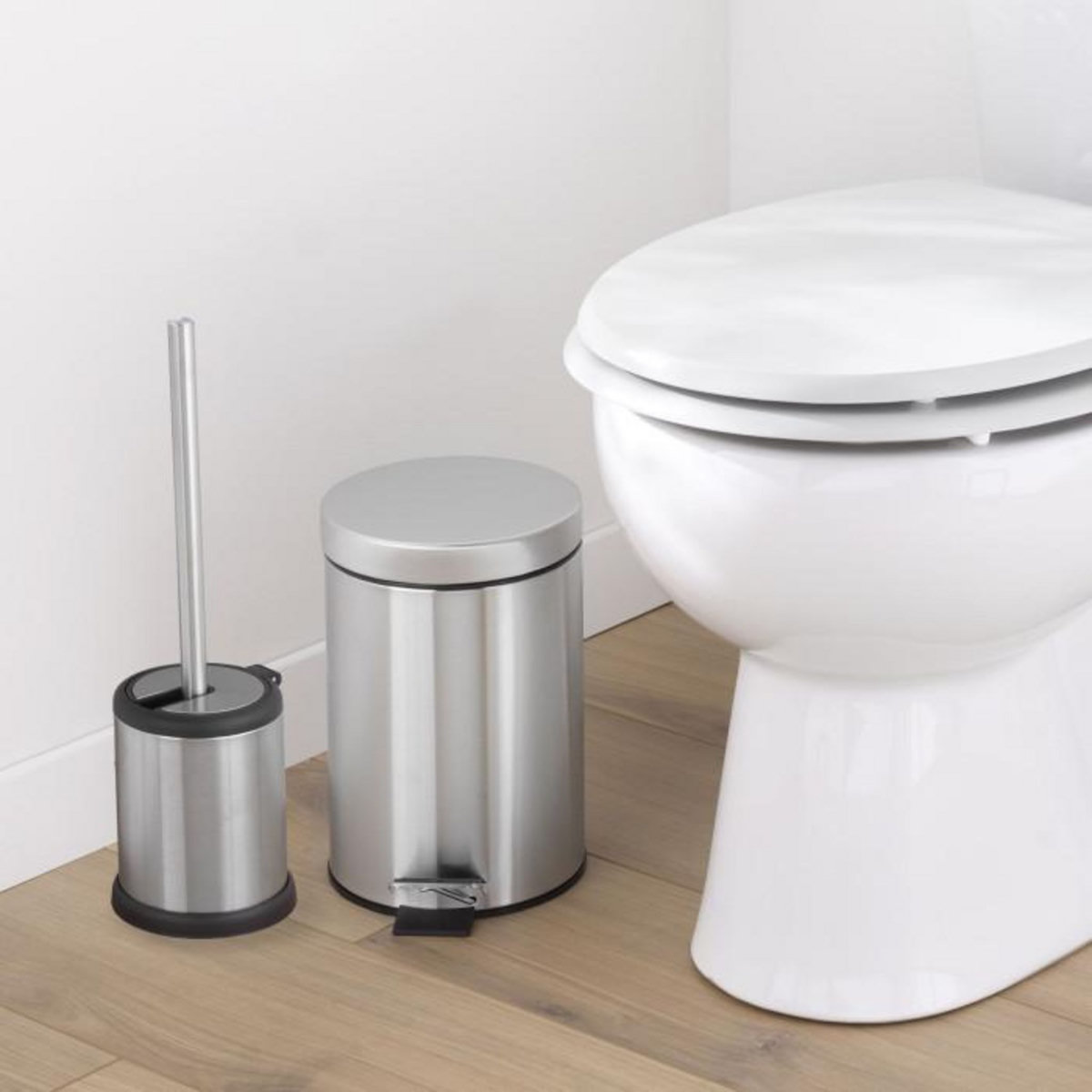 Paris Prix Brosse WC en Inox  Inoxia  38cm Chrome