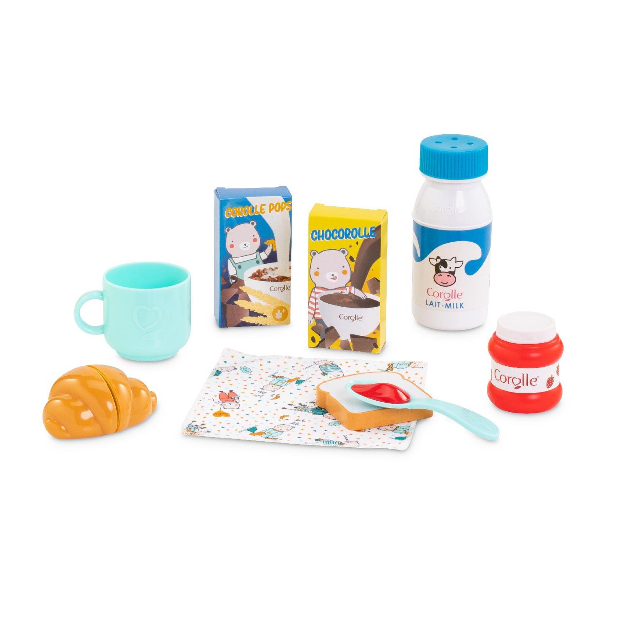 Voir la diapositive 1 : Corolle Coffret Petit Déjeuner pour poupon 36 et 42 cm