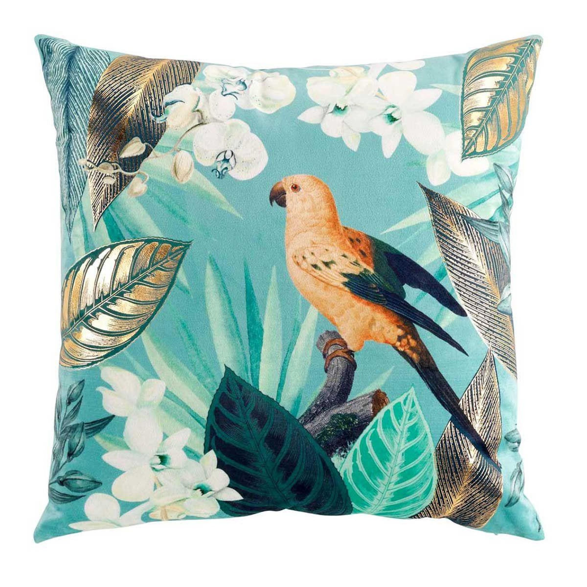 Paris Prix Coussin Déco Imprimé  Ringo  45x45cm Bleu