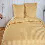 Voir la diapositive 3 : Home collection Parure housse de couette 100% satin de microfibre