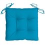 VIDAXL Coussins de chaise 4 pcs bleu clair 50x50x7 cm tissu oxford