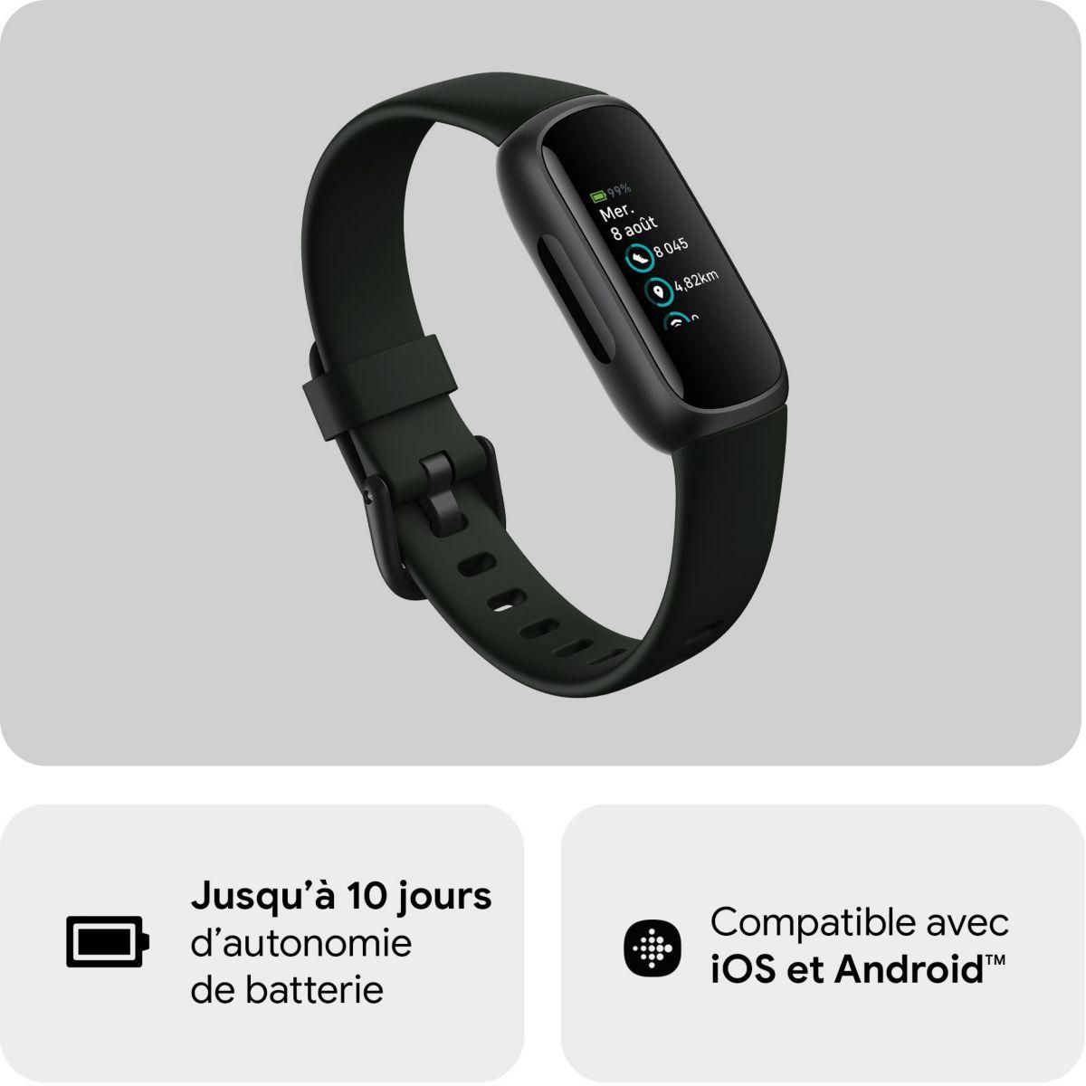Fitbit Bracelet connecté Inspire 3 Noir