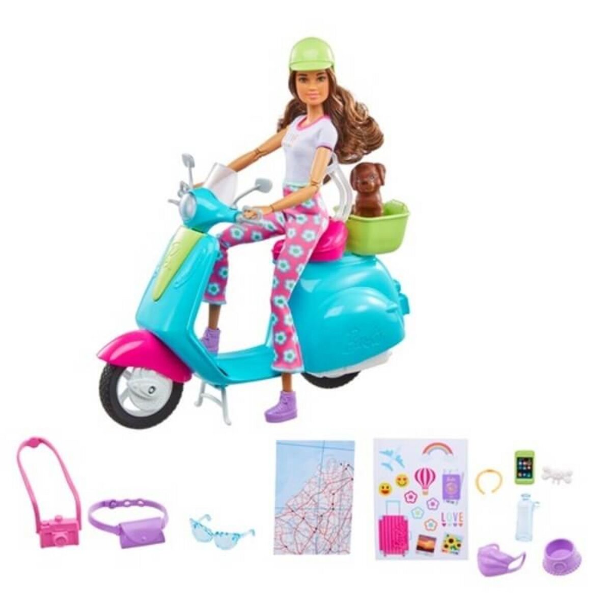 MATTEL #barbie summer scooter