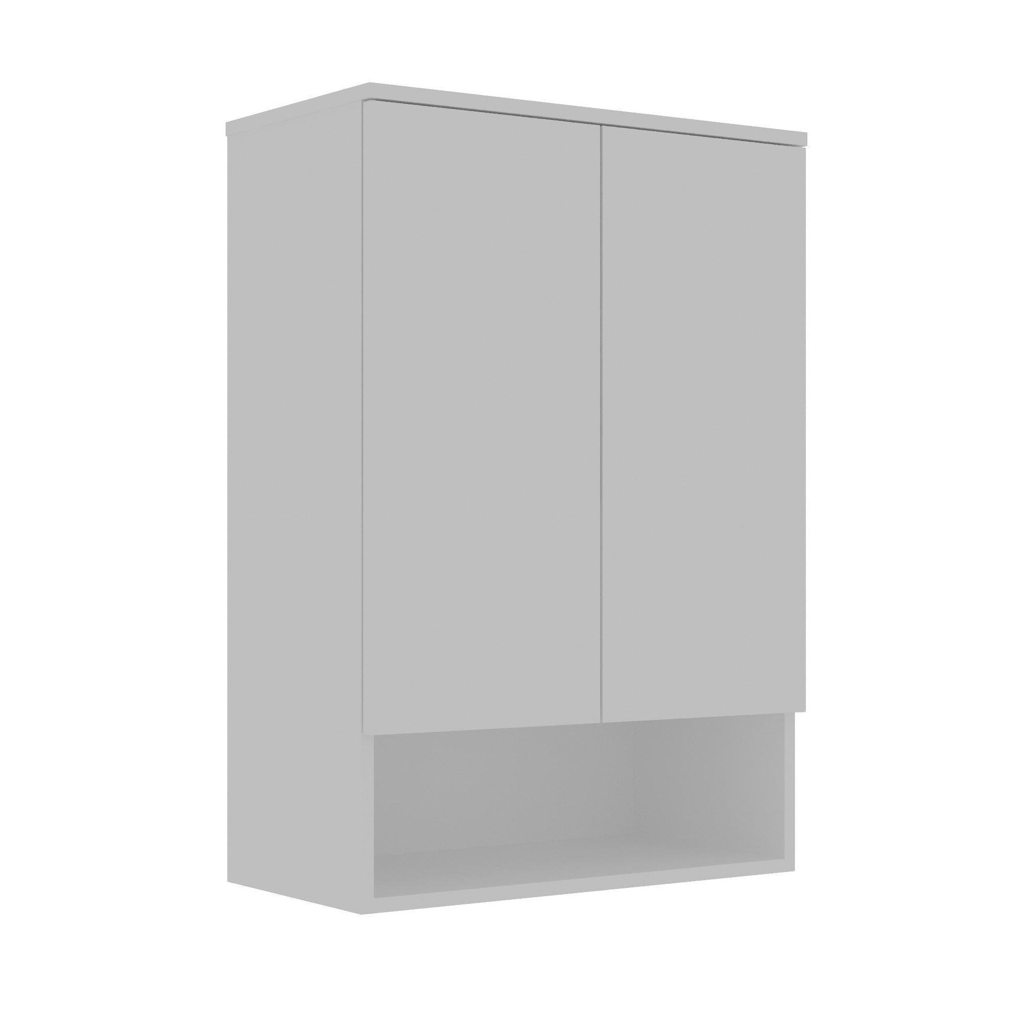 Habitat et Jardin Armoire de Salle de Bain  Bosco Lume 70  - 70 x 36 x 100 cm - Matte White