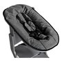 TISSI Chaise haute grise avec attache bébé