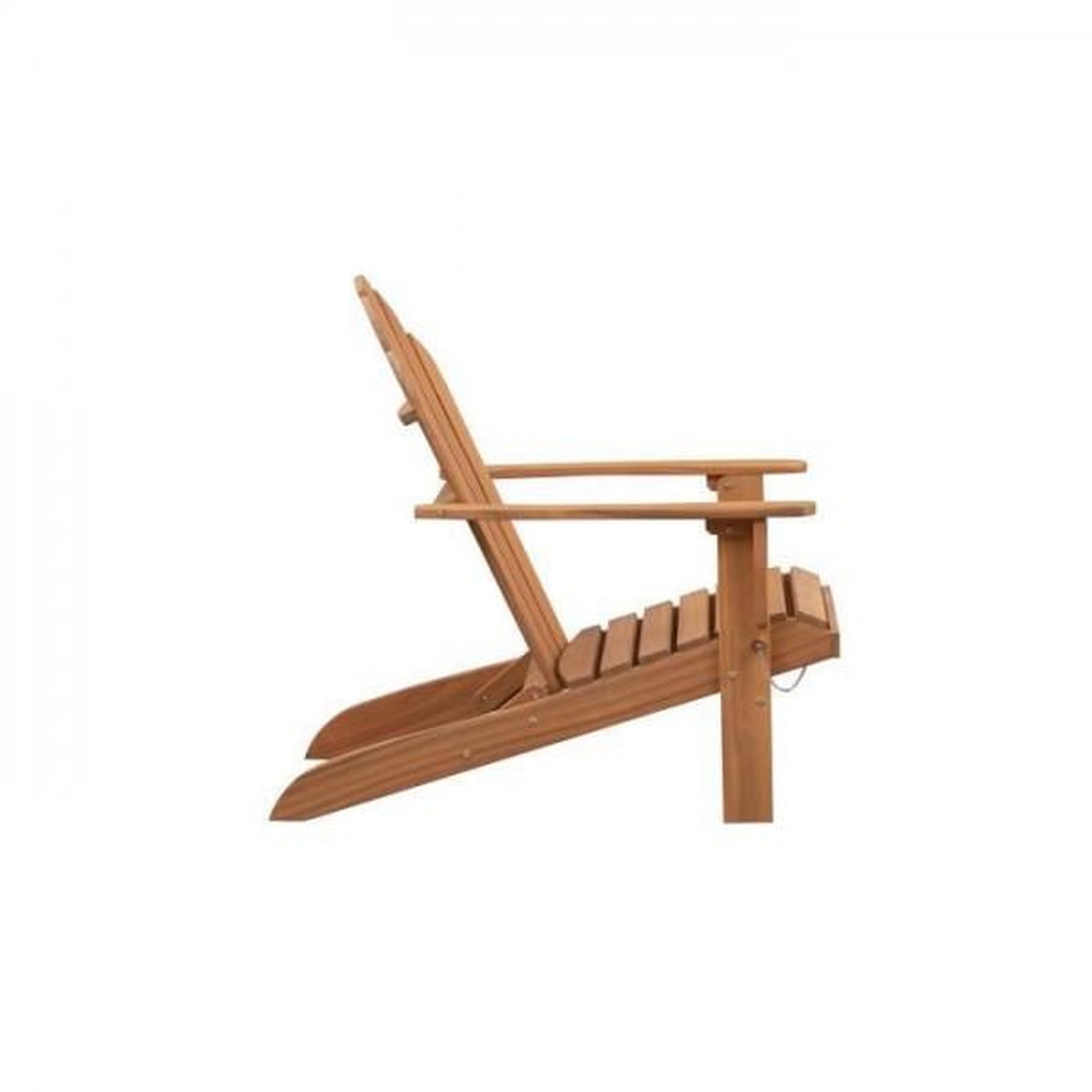 Voir la diapositive 3 : MARKET24 Fauteuil de jardin pliable en bois d'Acacia FSC - 72,5 x 89,5 x H.94 cm
