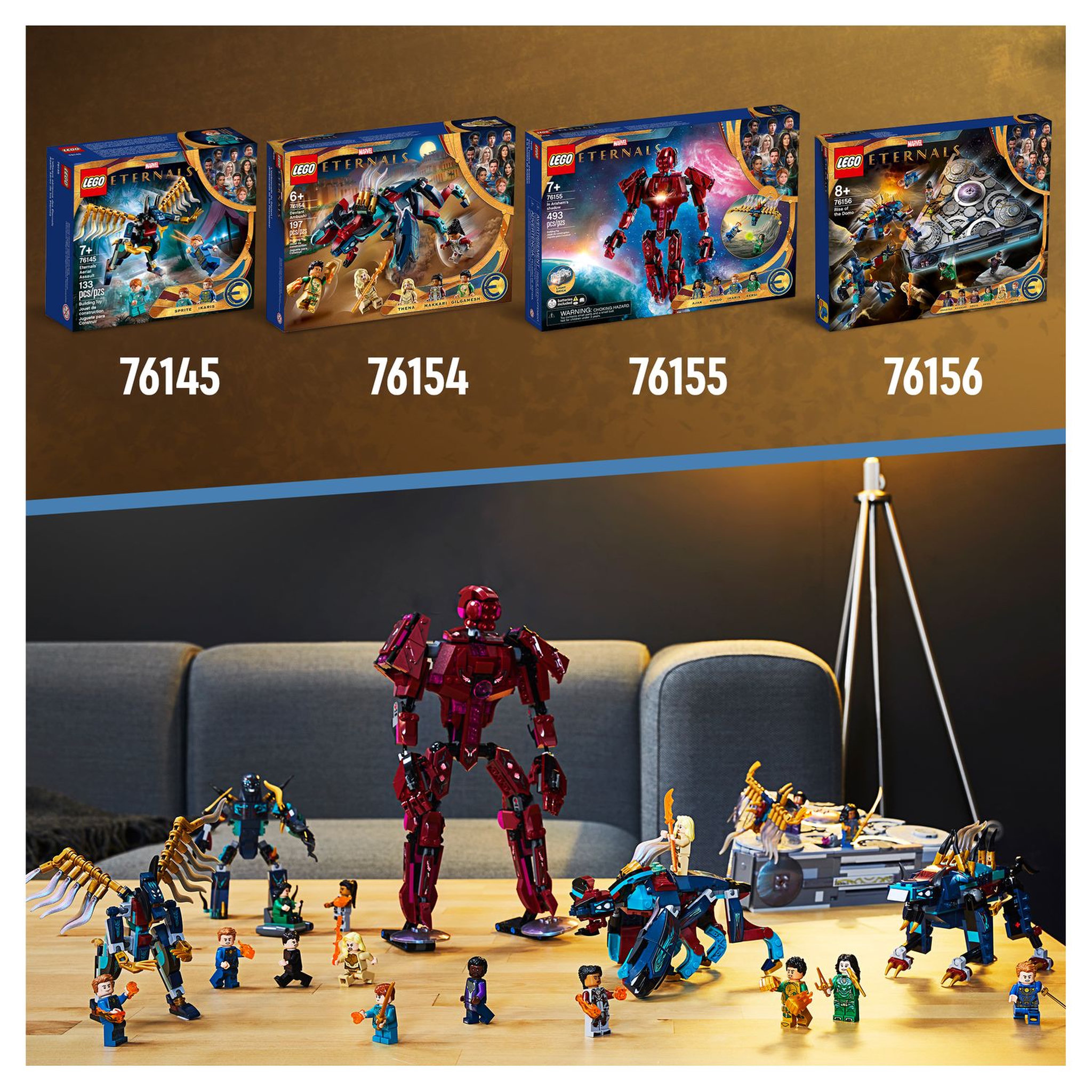 Voir la diapositive 8 : LEGO Super Heroes 76145 L&rsquo;attaque aérienne des Éternels