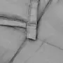 VIDAXL Couverture lestee Gris 200x230 cm 9 kg Tissu
