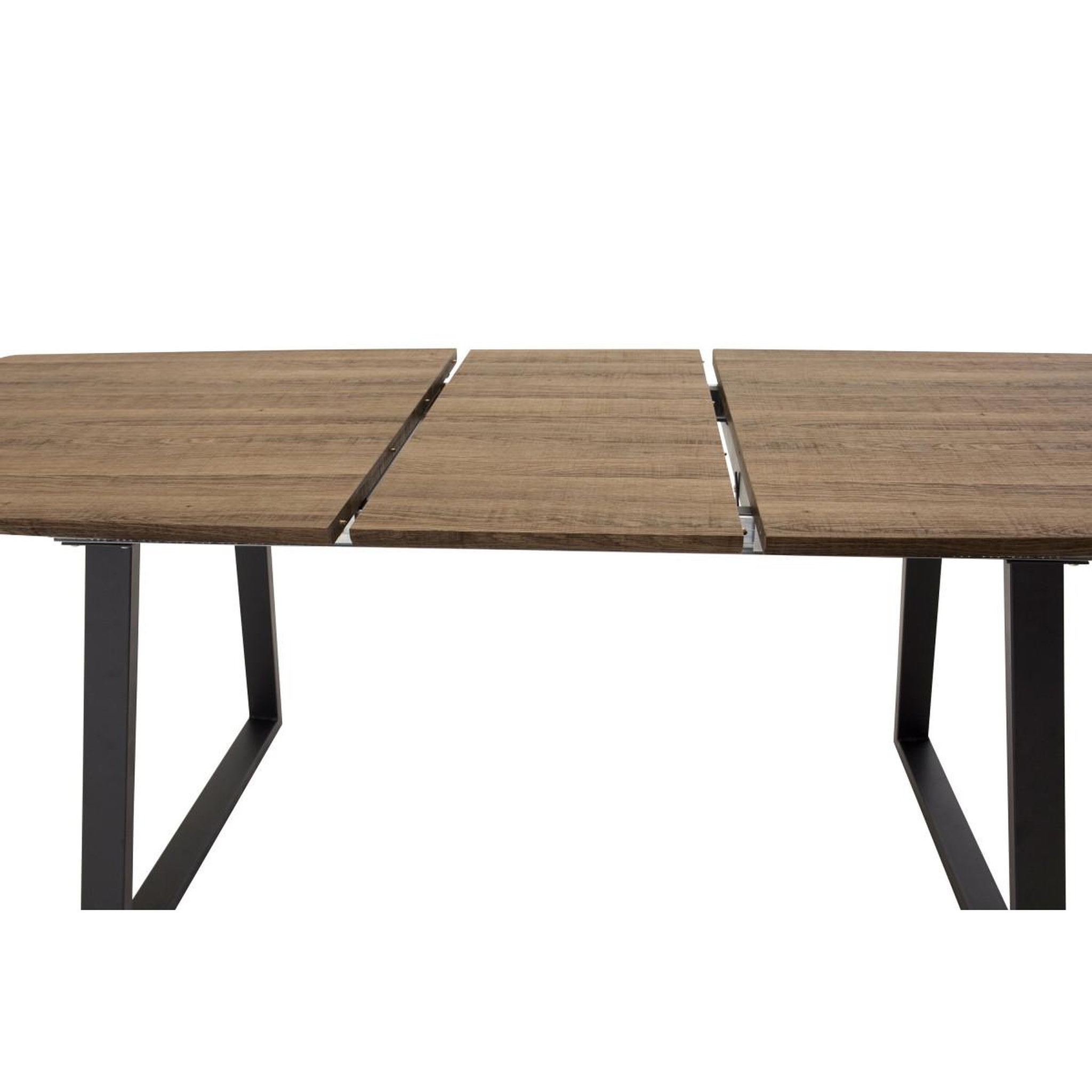 Voir la diapositive 2 : Paris Prix Table à manger extensible  inca  160-200cm marron