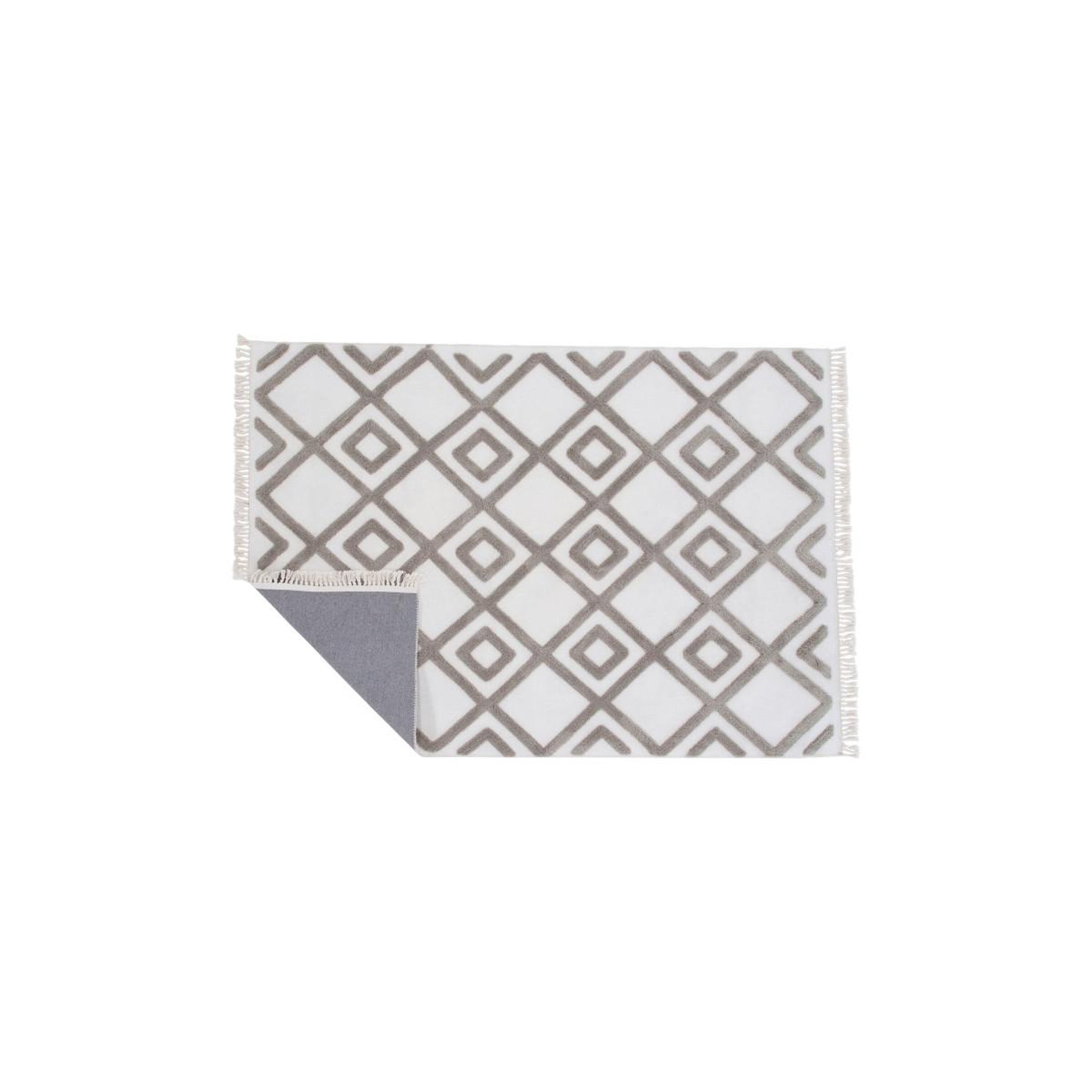 Voir la diapositive 2 : Paris Prix Tapis design avec franges  towa  160x230cm marron