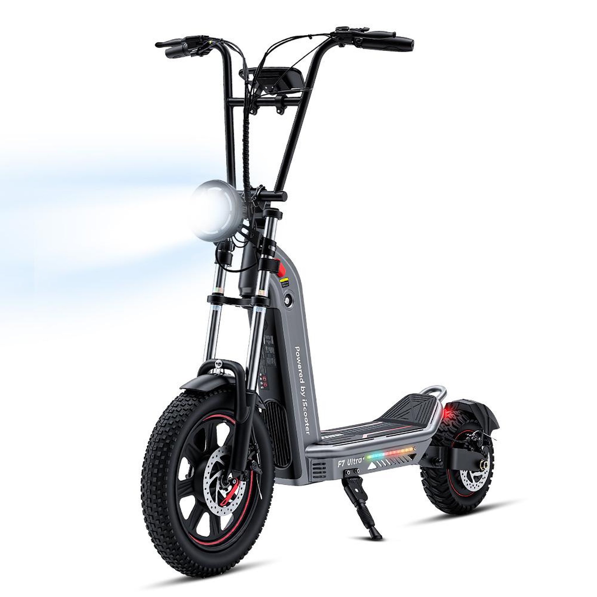 Voir la diapositive 3 : ISCOOTER Trottinette électrique tout-terrain iscooter f7ultra, 1040wh, double suspension, gris