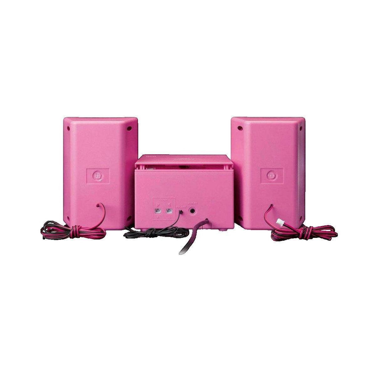 Lenco Chaîne HiFi Lenco MC-013PK rose pour enfants