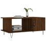 Voir la diapositive 3 : VIDAXL Table basse chene marron 90x50x40 cm bois d'ingenierie