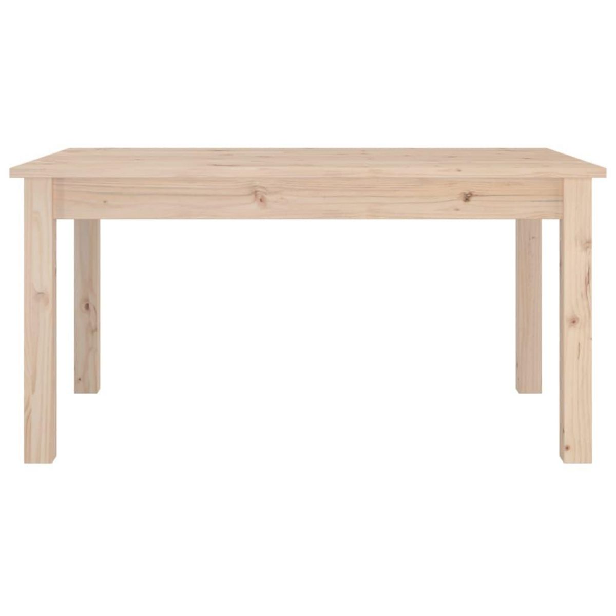 VIDAXL Table basse 80x50x40 cm Bois massif de pin