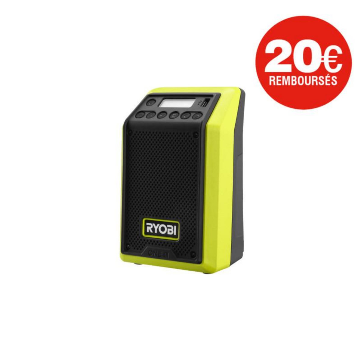 Ryobi Radio bluetooth RYOBI 18V One+ - AM/FM - sans batterie ni chargeur - RRDAB18-0