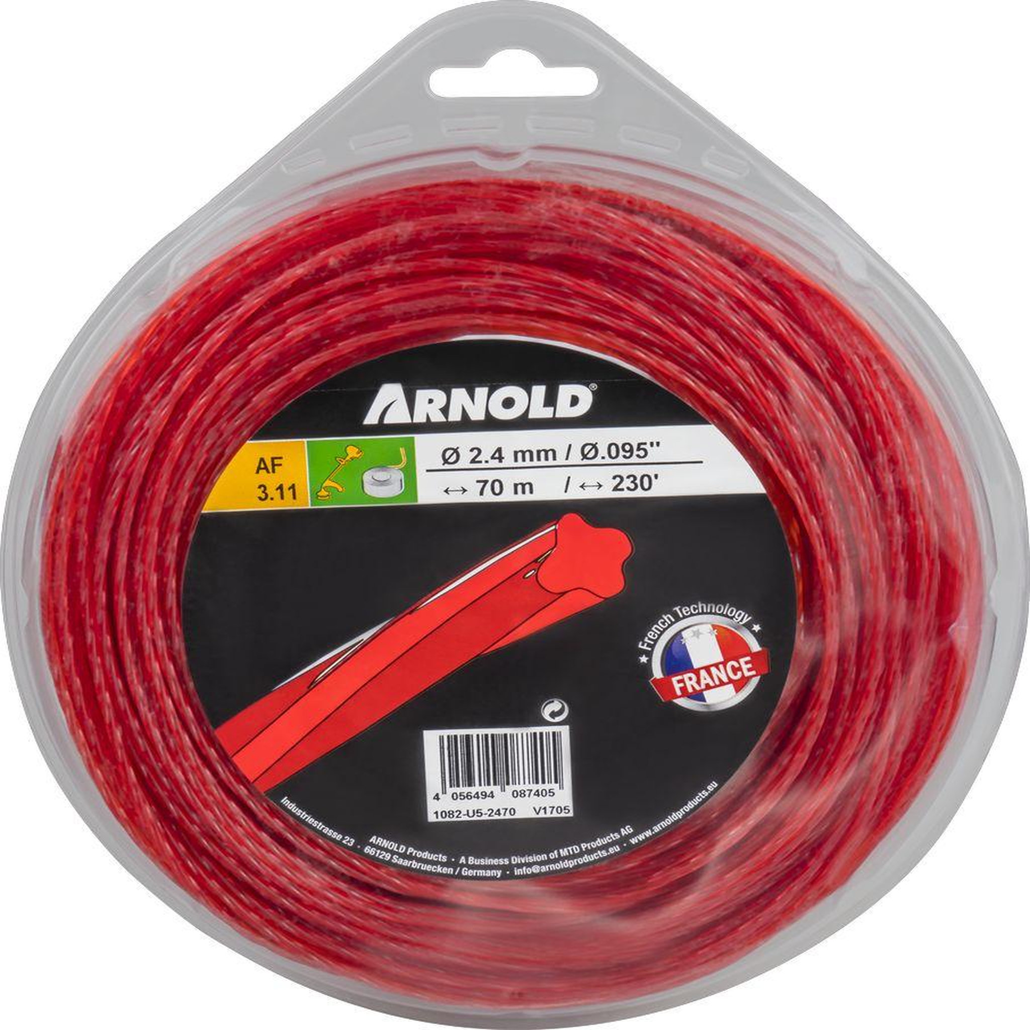 ARNOLD Fil Nylon Af 3.11 2,4Mm 70,1M
