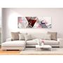 Voir la diapositive 2 : Paris Prix Tableau Imprimé  Geometric Background Narrow