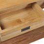 Voir la diapositive 4 : VIDAXL Table console teck massif 120x30x80 cm
