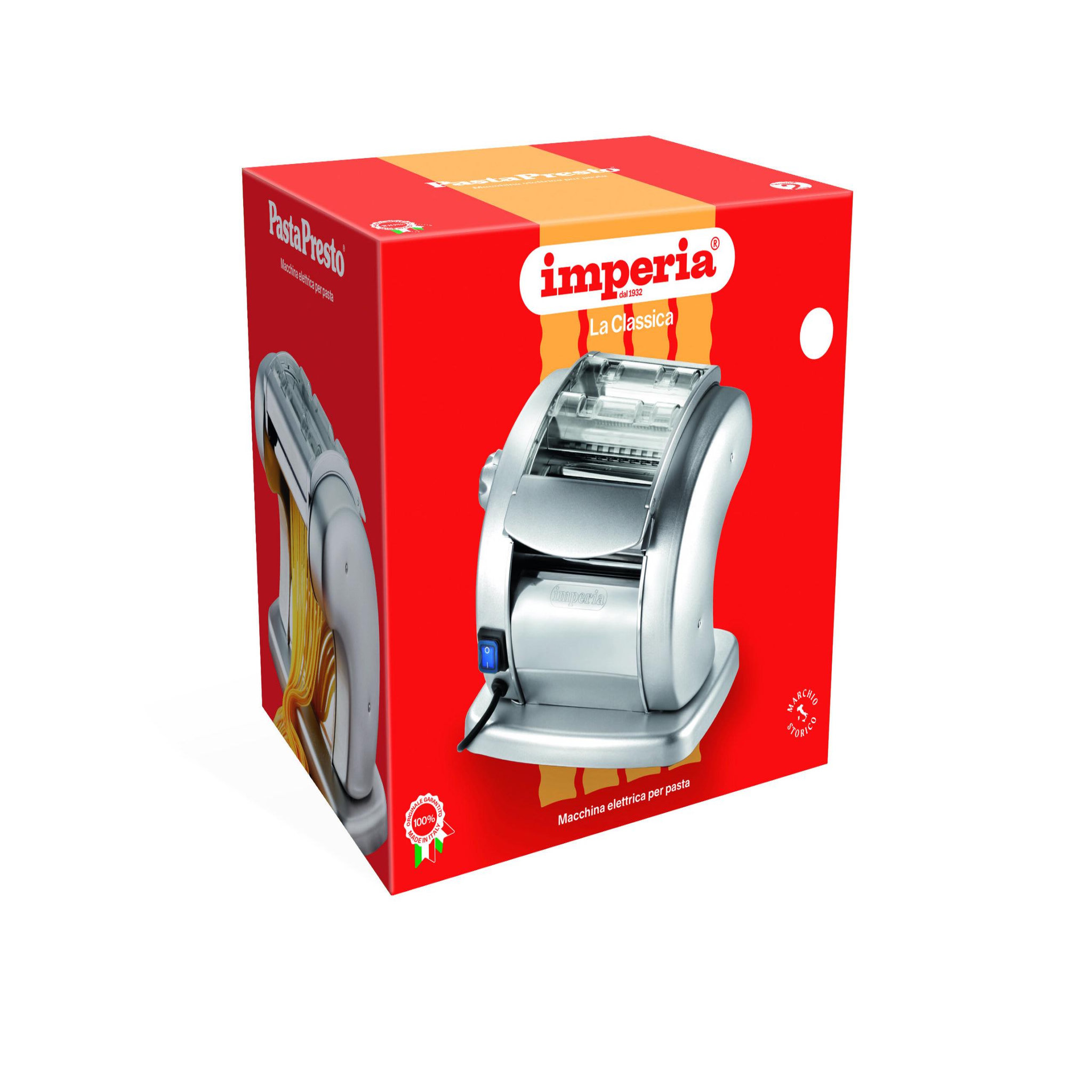 Voir la diapositive 2 : Imperia Machine à pâtes Imperia 4700 Pastapresto Classic, argent