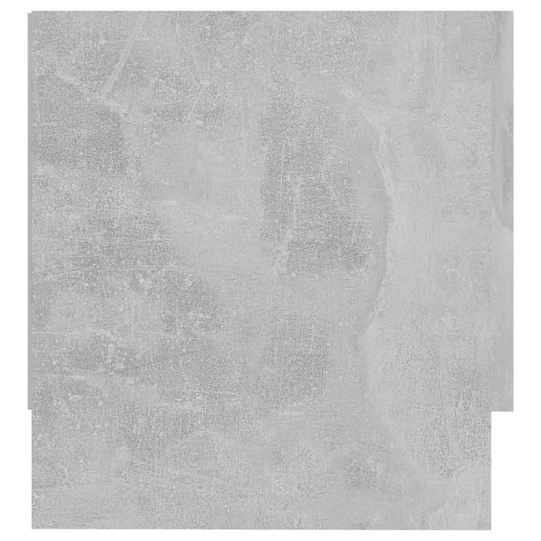Voir la diapositive 4 : VIDAXL Garde-robe gris beton 100x32,5x35 cm bois d'ingenierie