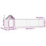 Voir la diapositive 6 : VIDAXL Poulailler 5 x 1 x 1,5 m Acier galvanise