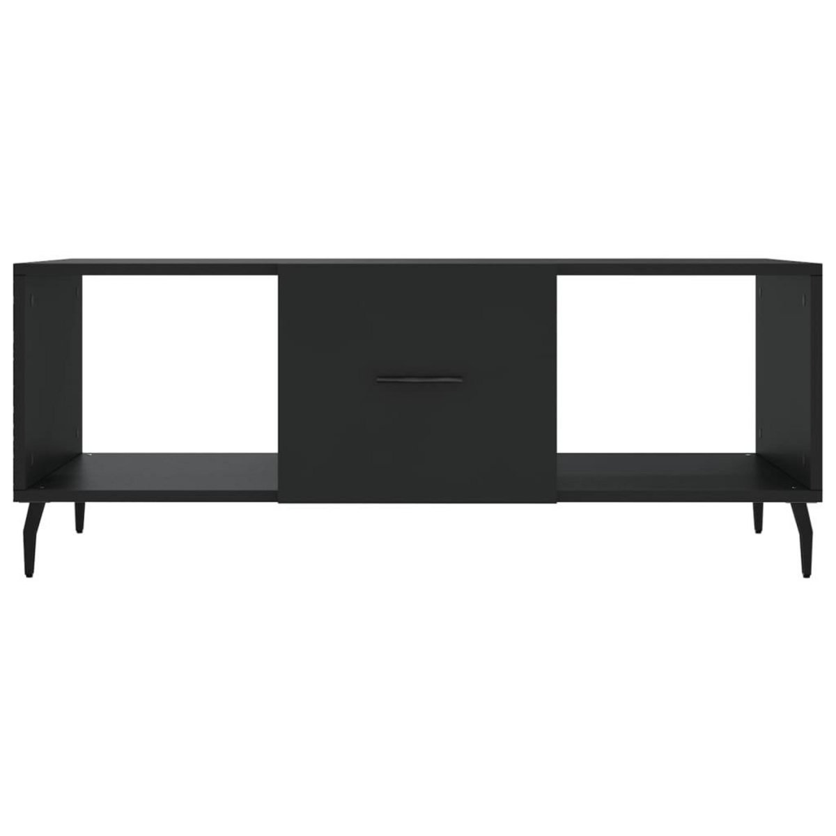 VIDAXL Table basse noir 102x50x40 cm bois d'ingenierie