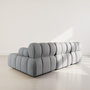 Voir la diapositive 5 : LISA DESIGN Ruby - canapé modulable d'angle droit 4 places en velours texturé