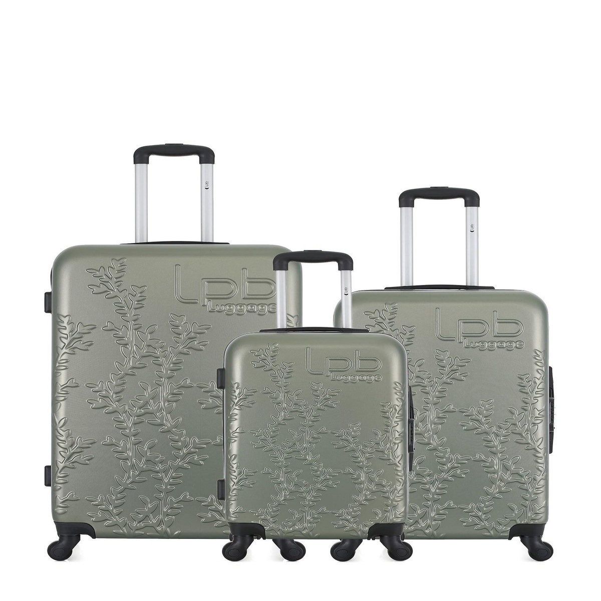 LES P'TITES BOMBES LPB LPB LUGGAGE - LOT DE 3 - Valises grand format, weekend et cabine NAIS