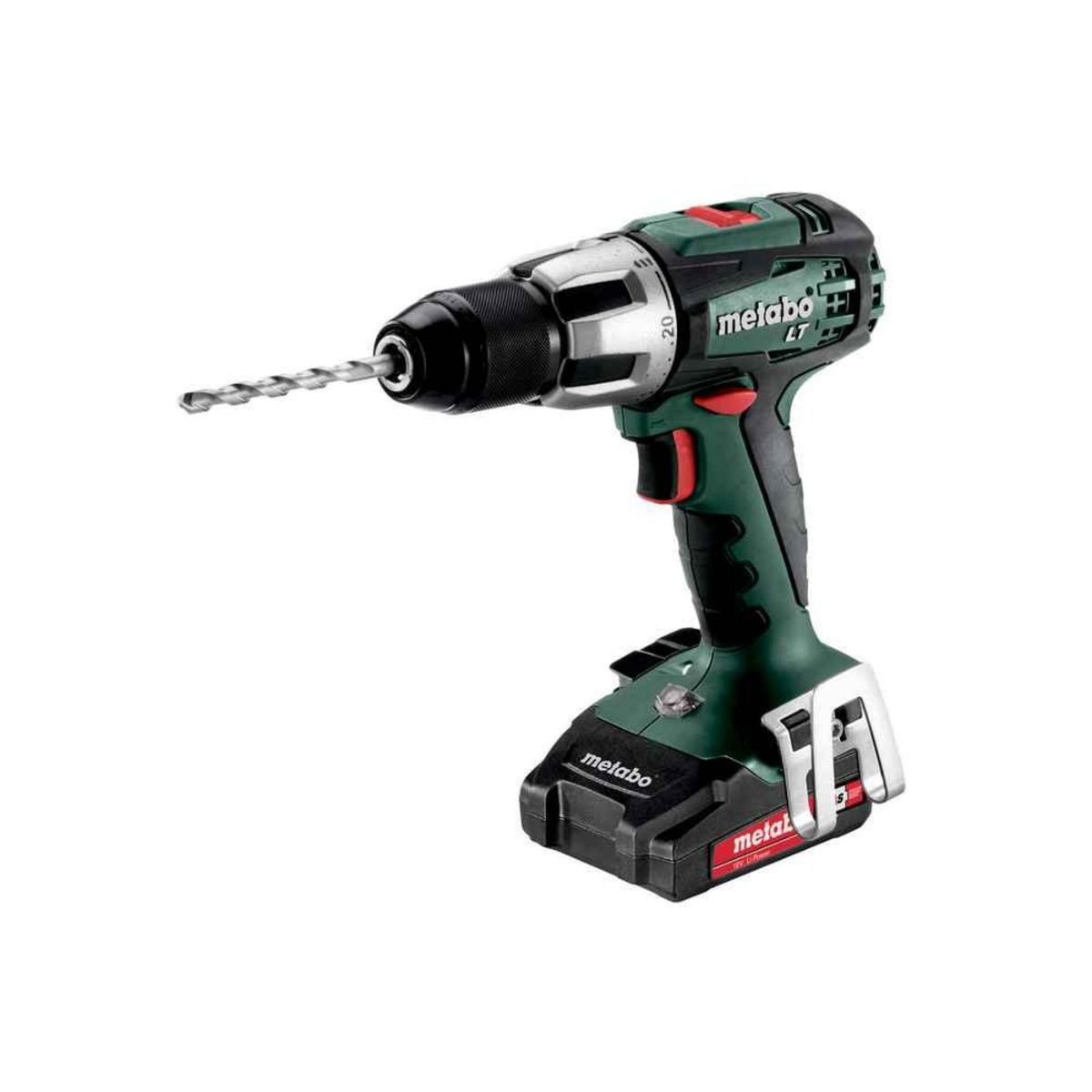 METABO SAS Perceuse à percussion 18 V SB 18 LT - 2 x 2,0 Ah Li-Power, ASC 55, coffret Metabox