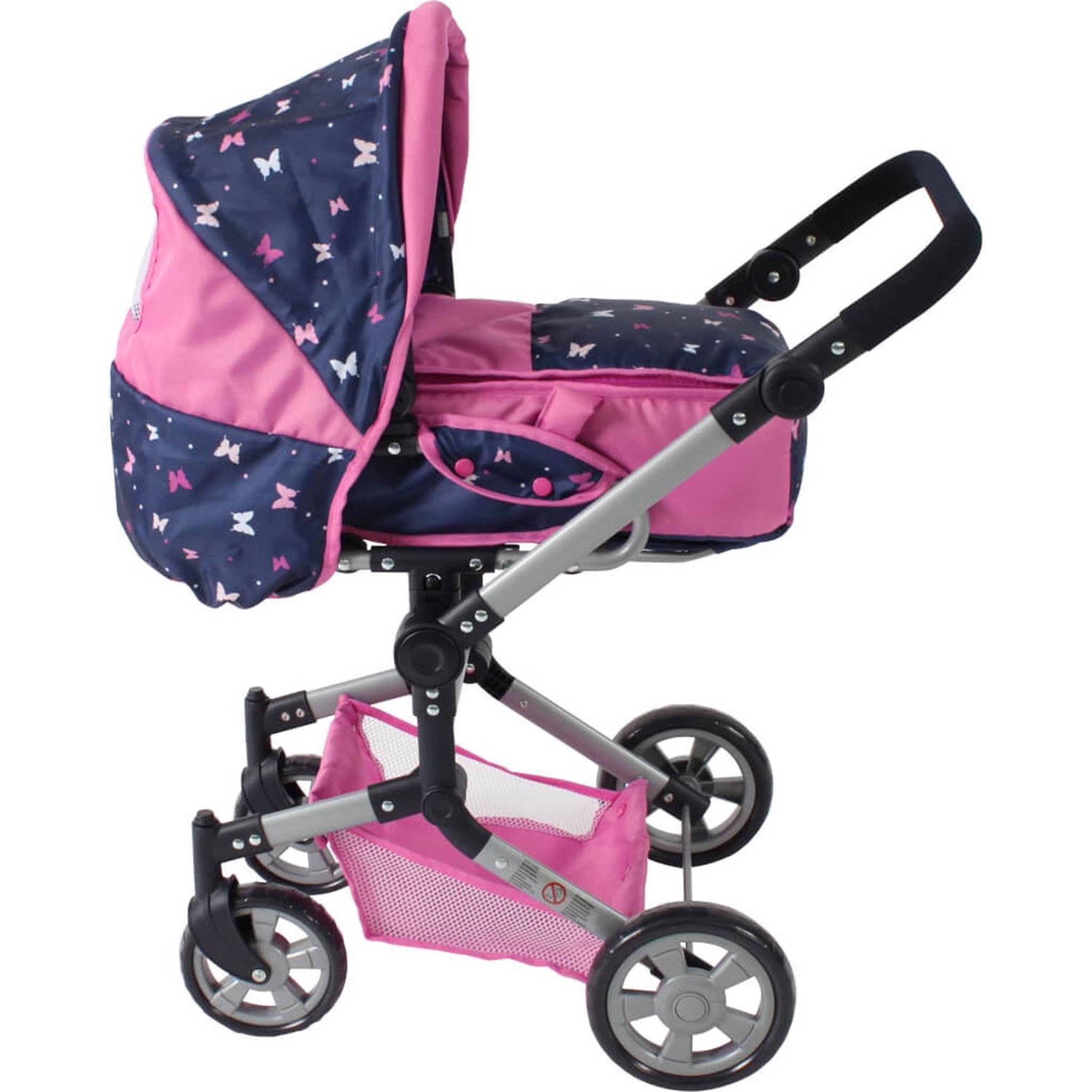 Voir la diapositive 4 : BAYER CHIC 2000 Poussette de poupée combinée JARA Papillon