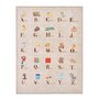 Voir la diapositive 1 : SWEEEK Tapis éducatif intérieur enfant beige imprimé abécédaire - Scoty