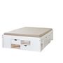 Voir la diapositive 5 : Lit multi-rangements en pin massif 180x200cm SLEEP