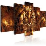 Paris Prix Tableau Imprimé  Golden Tiger. Coloris disponibles : Multicolore