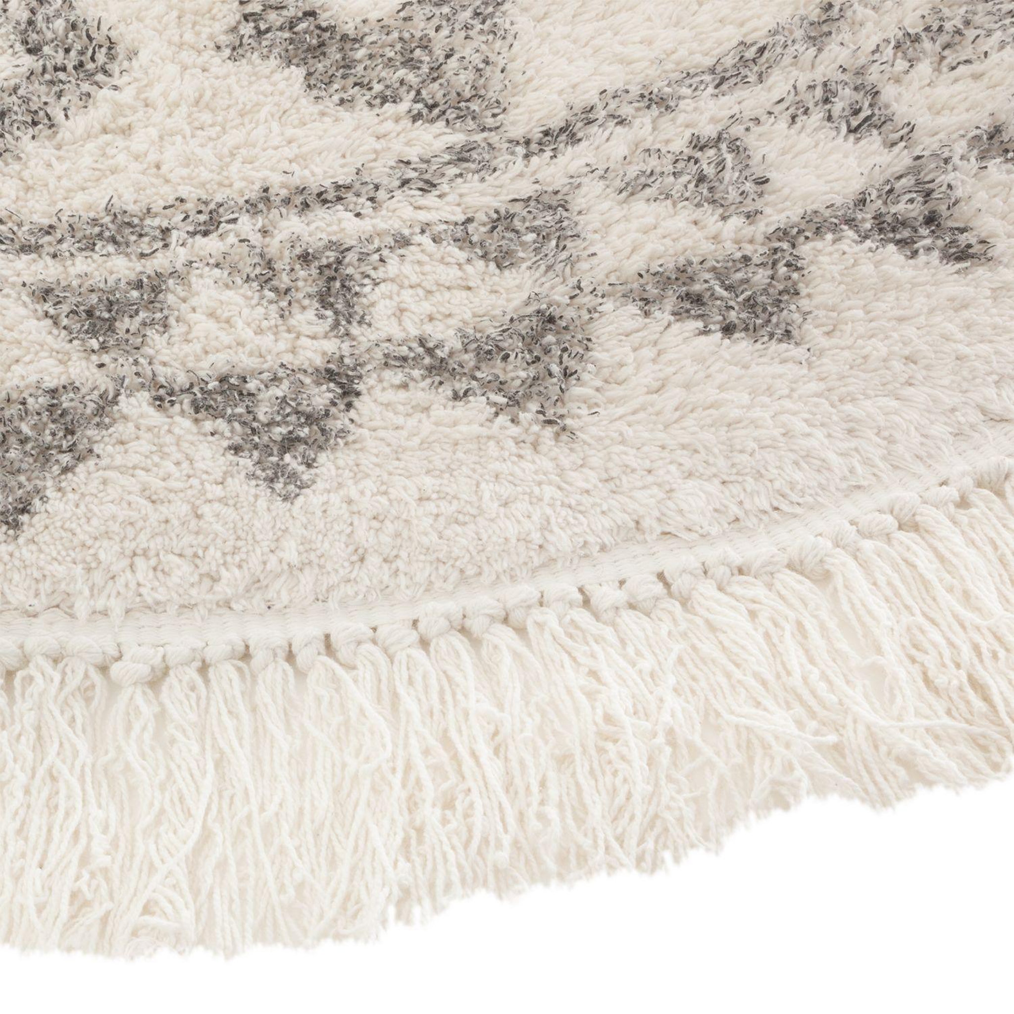 Voir la diapositive 3 : ATMOSPHERA Tapis ethnique - diam. 120 cm - beige