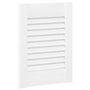 Voir la diapositive 4 : VIDAXL Portes d armoire à persiennes 4 pcs blanc 39,5x29,5 cm