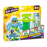 GENERIQUE Figurine Hero Creator Thrash 11cm - HERoeS OF GOO JIT ZU - Kit de création de texture personnalisée