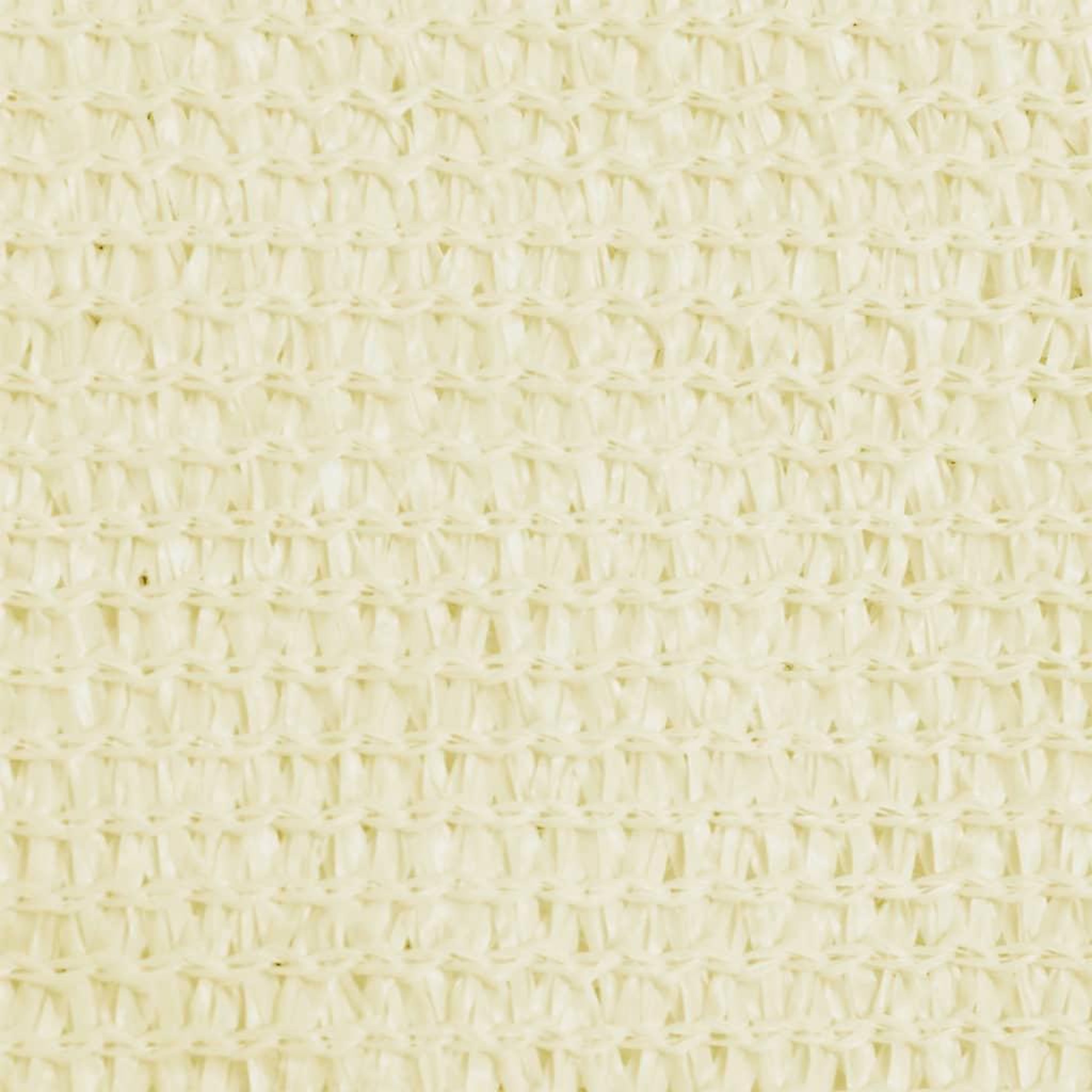 Voir la diapositive 4 : VIDAXL Voile d'ombrage 160 g/m^2 Creme 2x2,5 m PEHD