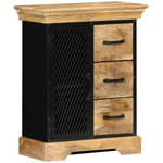 VIDAXL Buffet 60x30x75 cm Bois de manguier massif