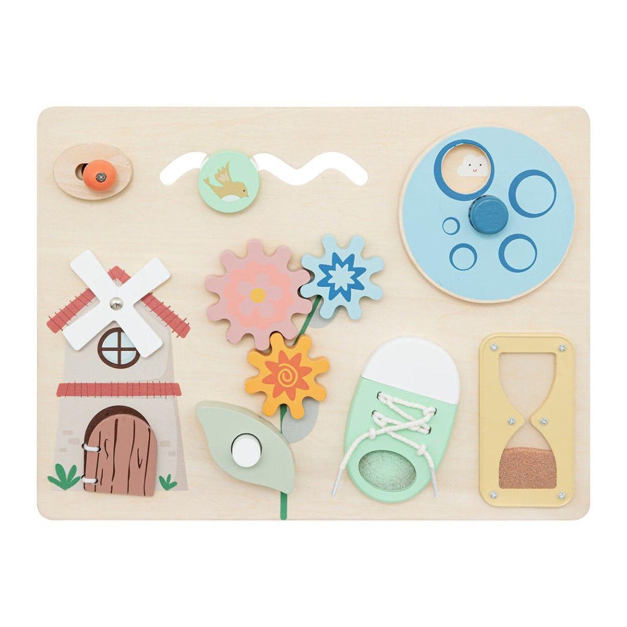 Atmosphera Kids Planche d'Activités  Bois  30cm Naturel