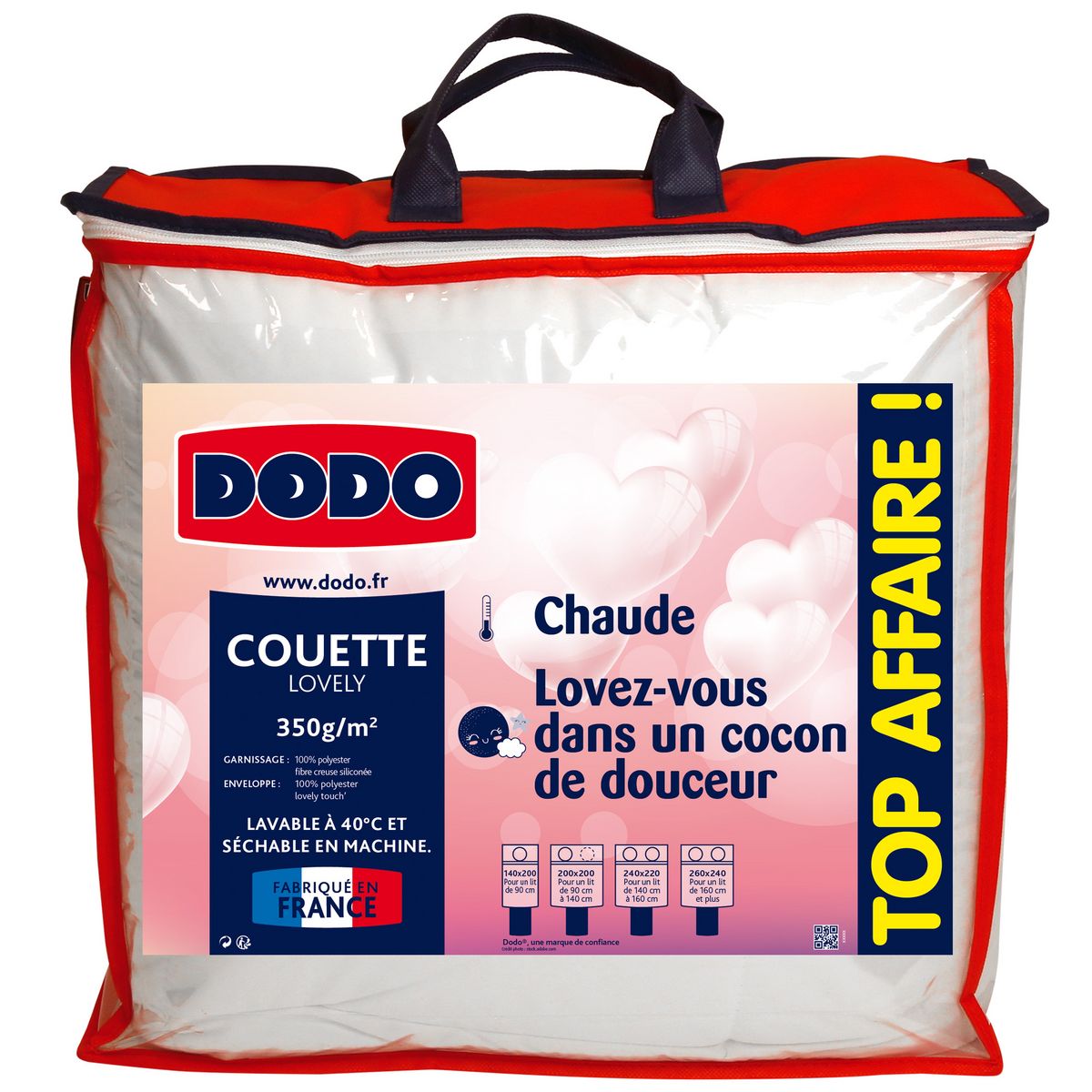 Dodo - Couette 200x200 Chaude Cocooning