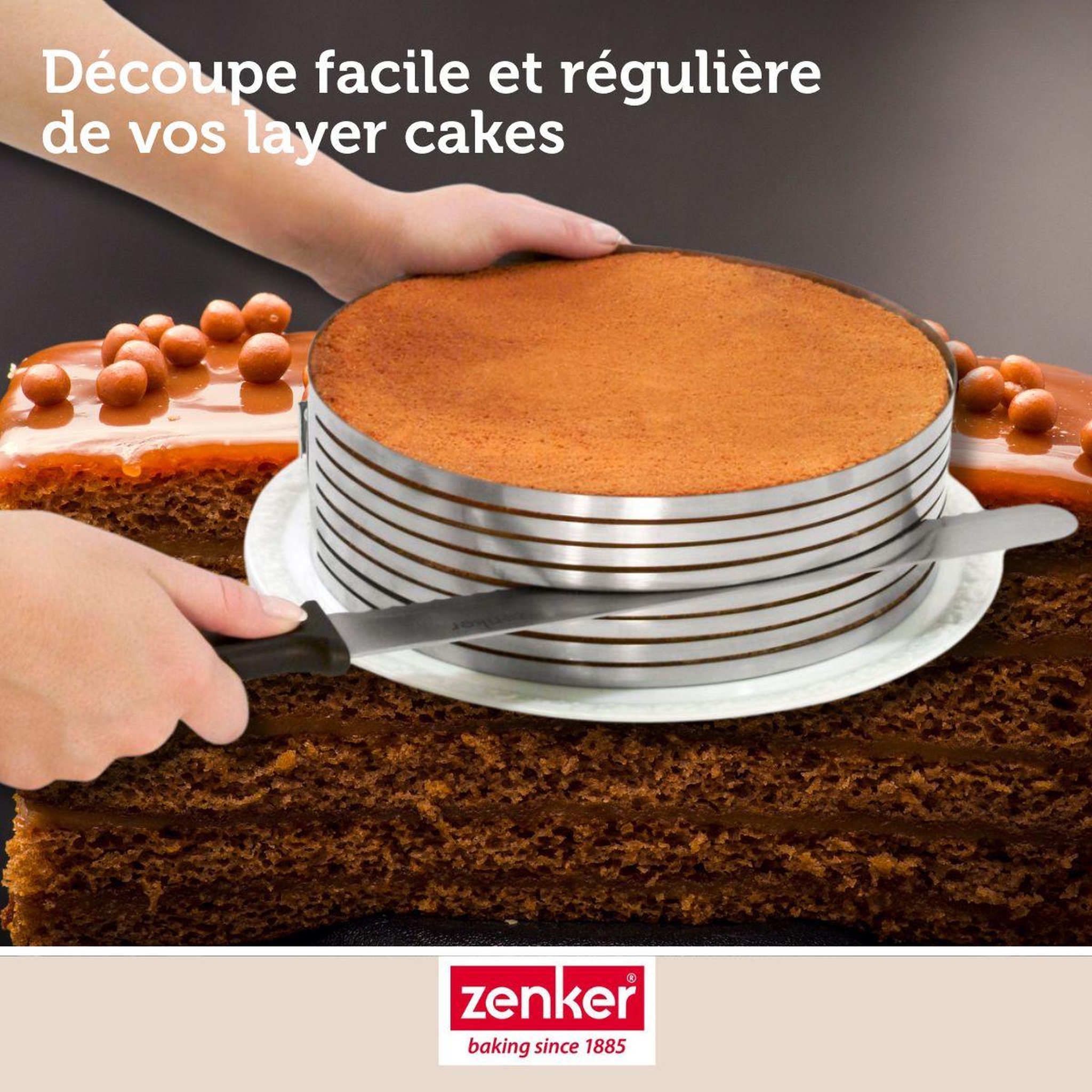 Voir la diapositive 5 : ZENKER Couteau professionnel pour gâteau 30 cm zenker smart pastry