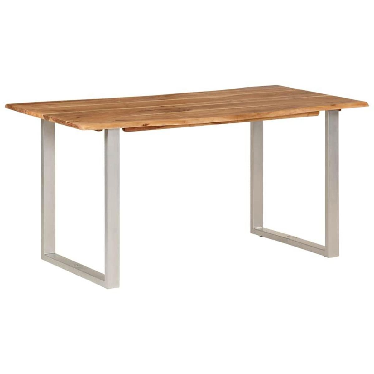 VIDAXL Table de salle a manger 154x80x76 cm Bois d'acacia solide