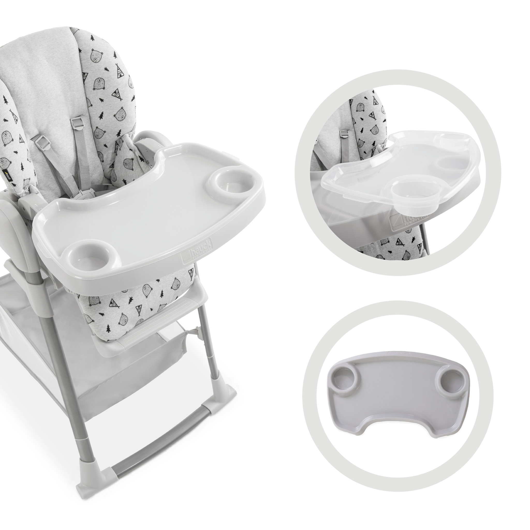 Voir la diapositive 2 : HAUCK Chaise haute Sit N Relax 3 en 1