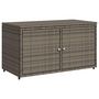 Voir la diapositive 2 : VIDAXL Armoire de rangement jardin gris 110x55x60,5 cm resine tressee