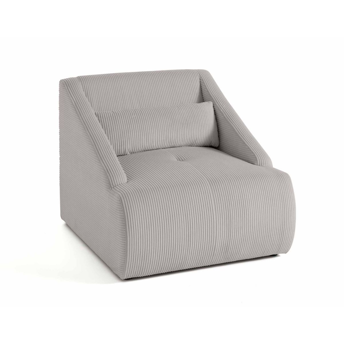 LISA DESIGN Onyx - fauteuil - en velours côtelé