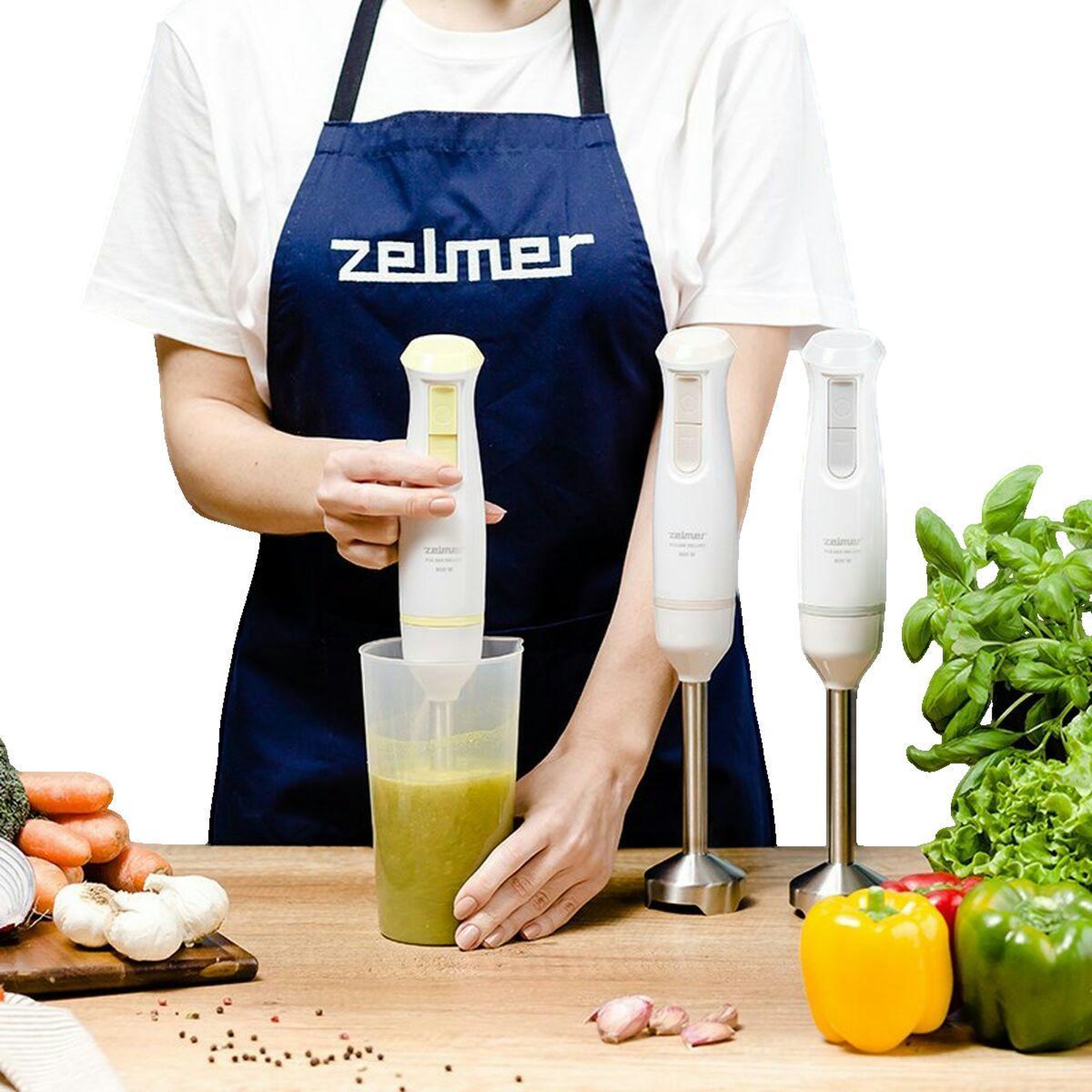 Voir la diapositive 2 : ZELMER Batteur Zelmer Pulsar Deluxe 800 W blanc