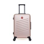 SWISS KOPPER SWISS KOPPER - Valise Weekend ABS ZURICH 4 Roues 65 cm. Coloris disponibles : Rose, Gris, Vert, Orange, Noir, Beige, Bleu