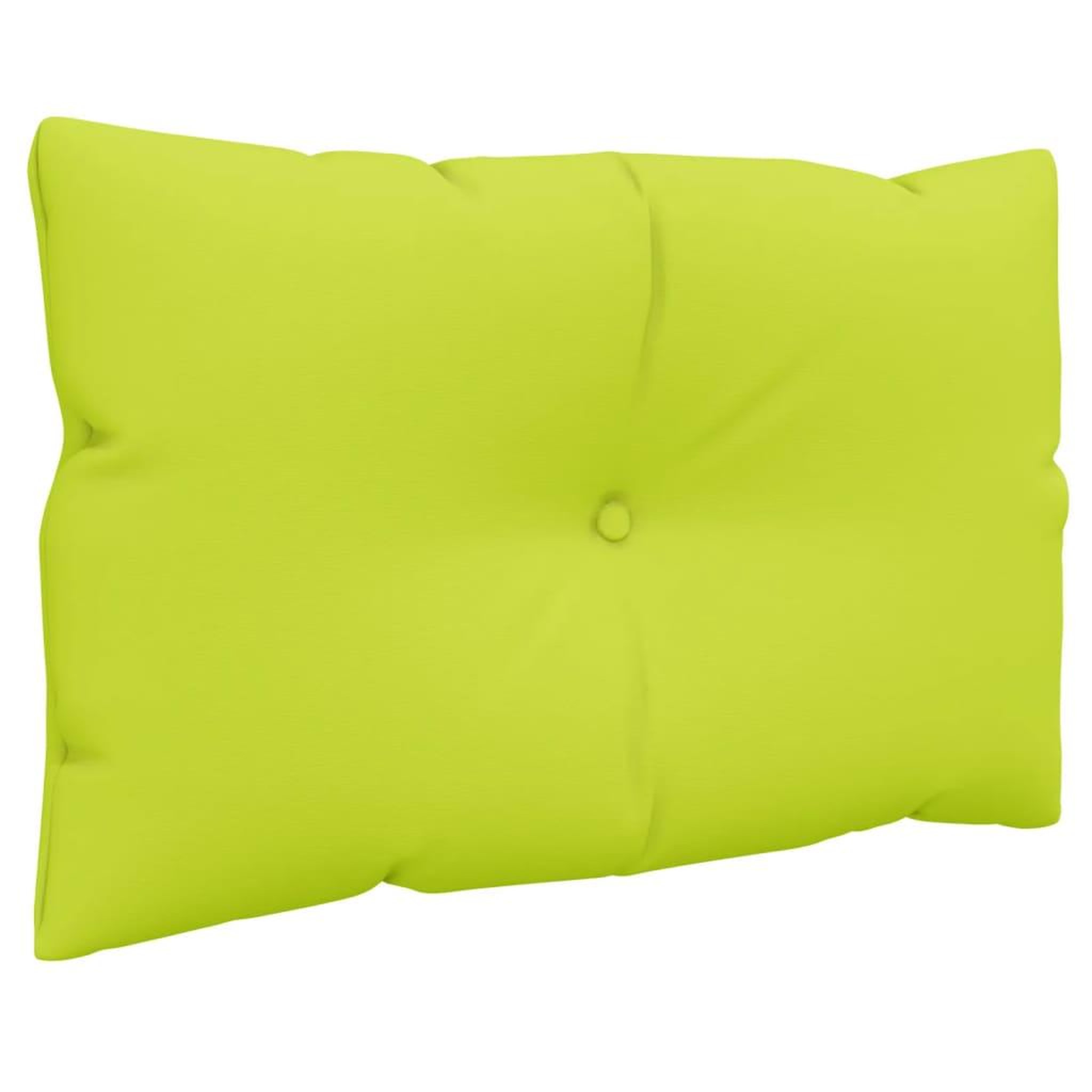 Voir la diapositive 4 : VIDAXL Coussins de palette lot de 2 vert vif tissu